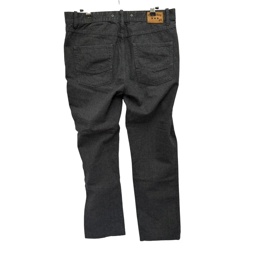 Converse x‎ John Varvatos Chuckin Slim charcoal Wash Denim Jeans Mens Size 32 - Picture 3 of 13